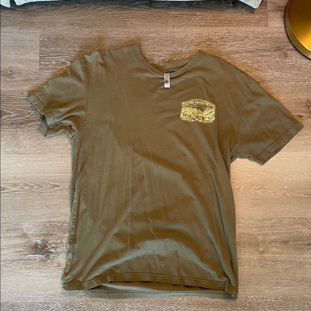Olive Green Hetch Hetchy Yosemite T-Shirt